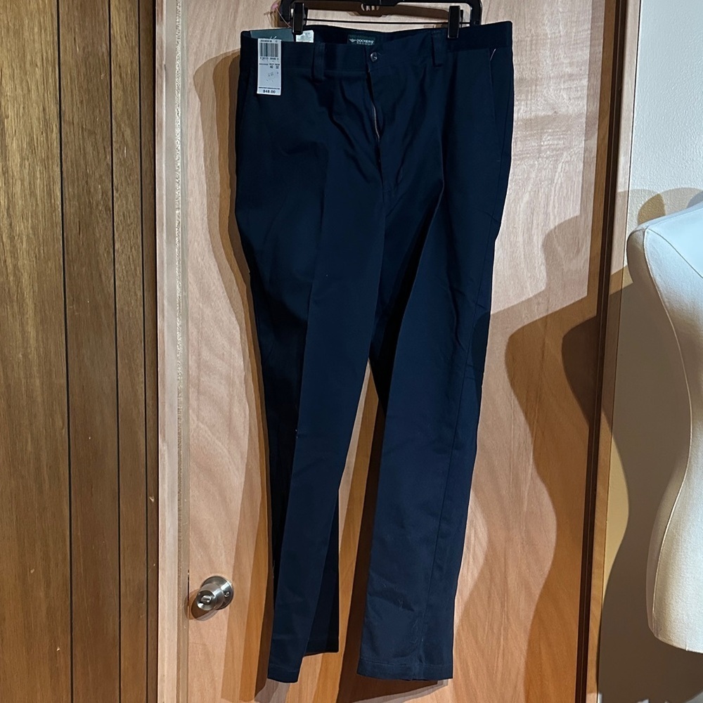 Dockers Men's Dark Blue Dress Pants